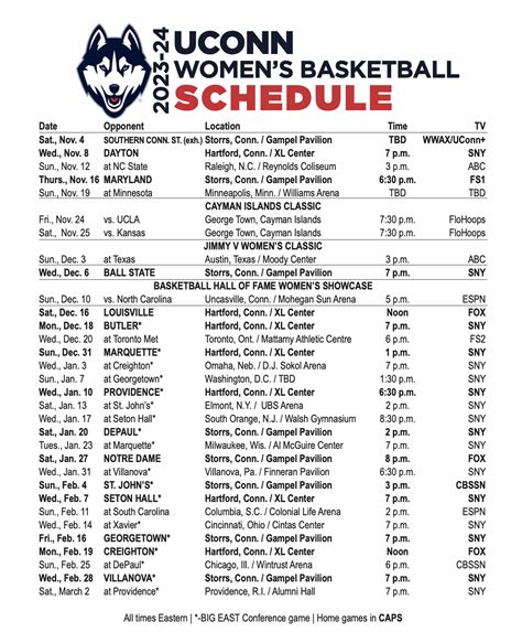 espn uconn women's basketball schedule|uconn women's basketball schedule 2023 2024.